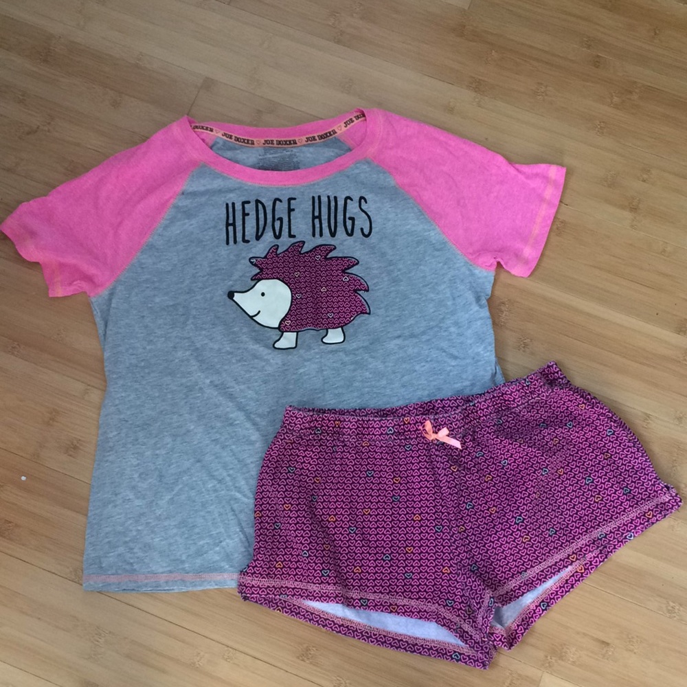 Joe boxer hedge hugs pajama set 🦔